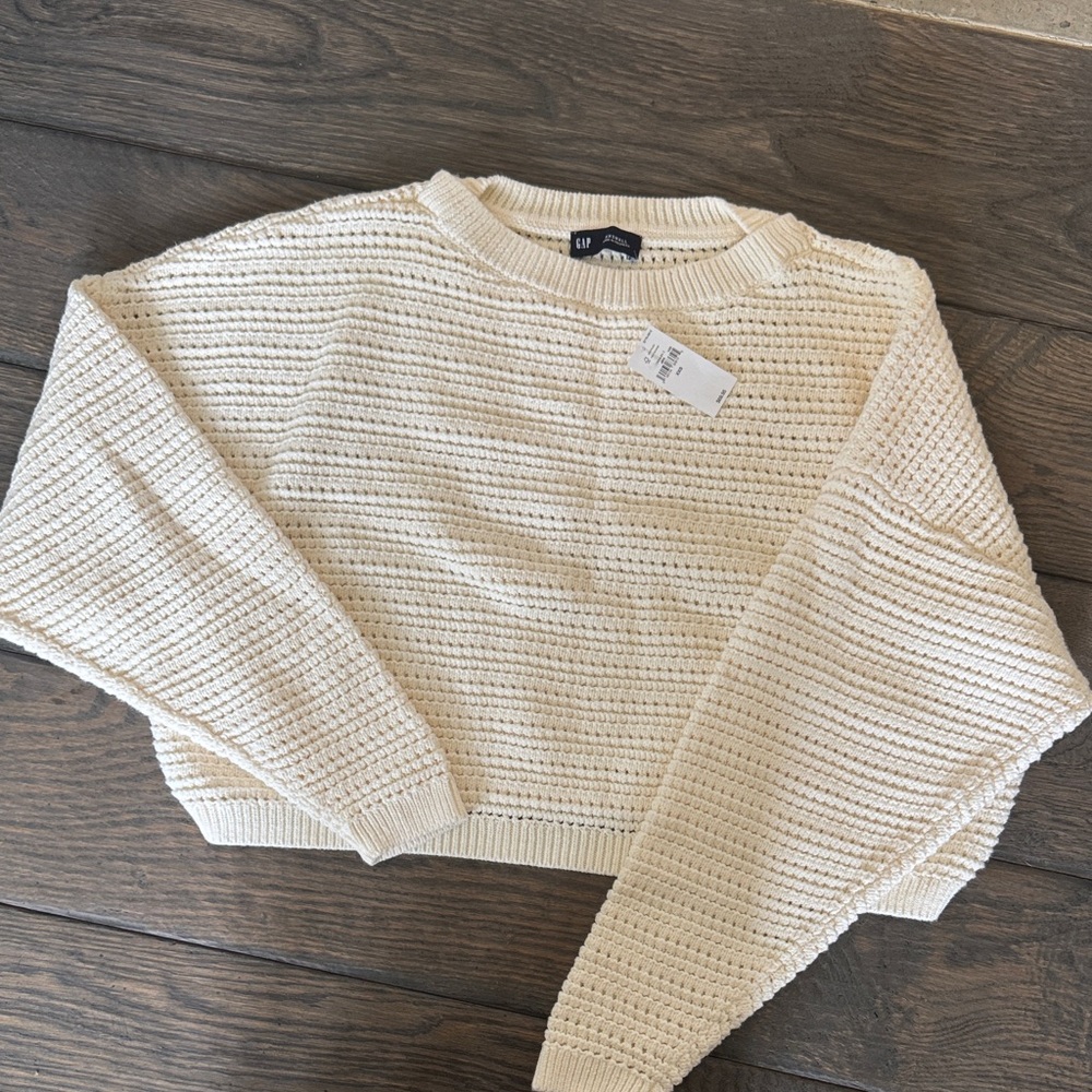 NWT Gap Cream Knit Sweater & Shorts Set - Picture 2 of 5